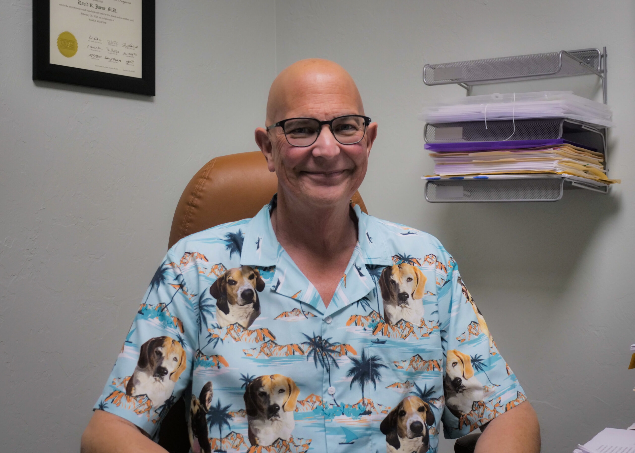 Dr. David Jayne, board-certified family physician